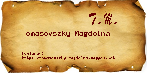 Tomasovszky Magdolna névjegykártya